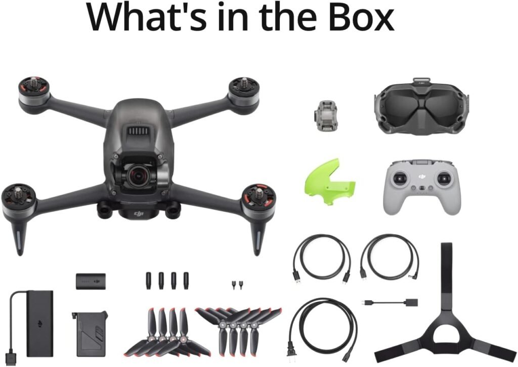 DJI FPV Combo - First-Person View Drone UAV Quadcopter with 4K Camera, S Flight Mode, Super-Wide 150° FOV, HD Low-Latency Transmission, Emergency Brake and Hover, Gray