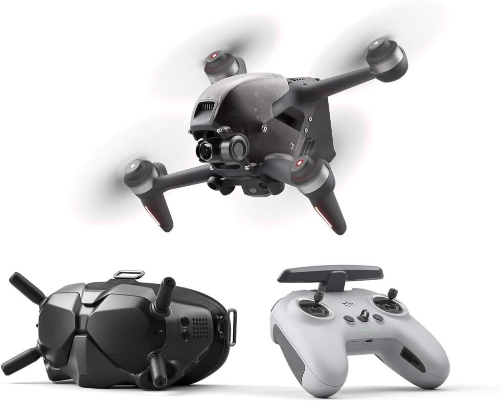 DJI FPV Combo - First-Person View Drone UAV Quadcopter with 4K Camera, S Flight Mode, Super-Wide 150° FOV, HD Low-Latency Transmission, Emergency Brake and Hover, Gray