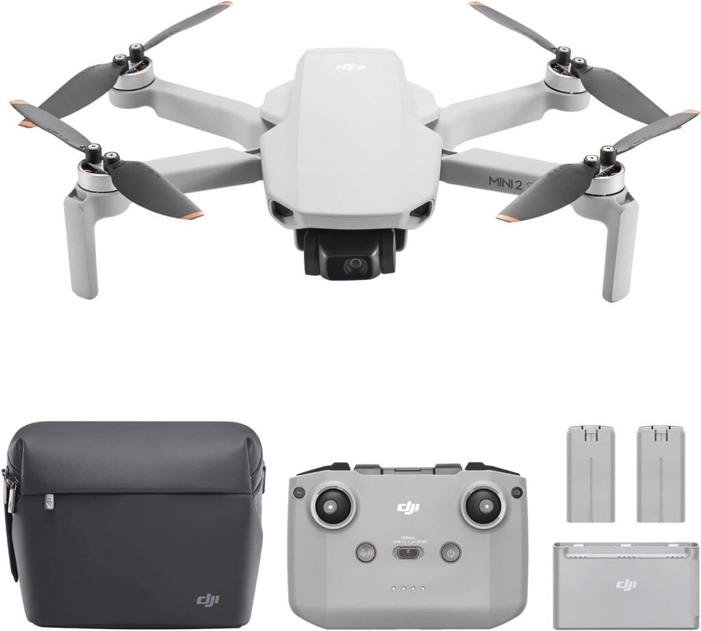 DJI Mini 2 SE, Lightweight and Foldable Mini Camera Drone with 2.7K Video, Intelligent Modes, 10km Video Transmission, 31-min Flight Time, Under 249 g, Easy to Use, Photo-Shooting Tour, Street Snap