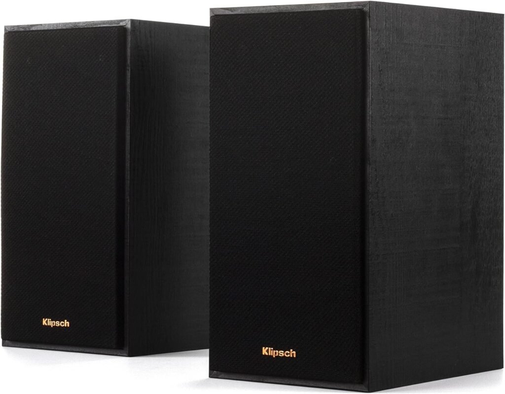 Klipsch R-41PM Powered Bookshelf Speaker,Black