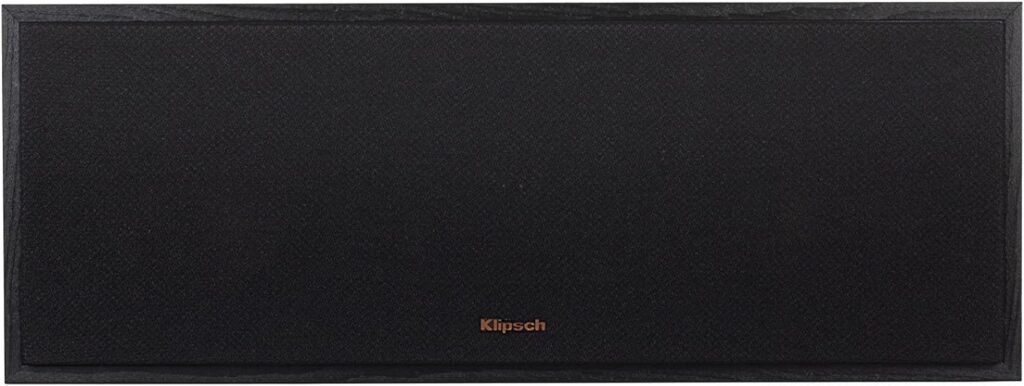 Klipsch R-52C Powerful Detailed Center Channel Home Speaker - Black